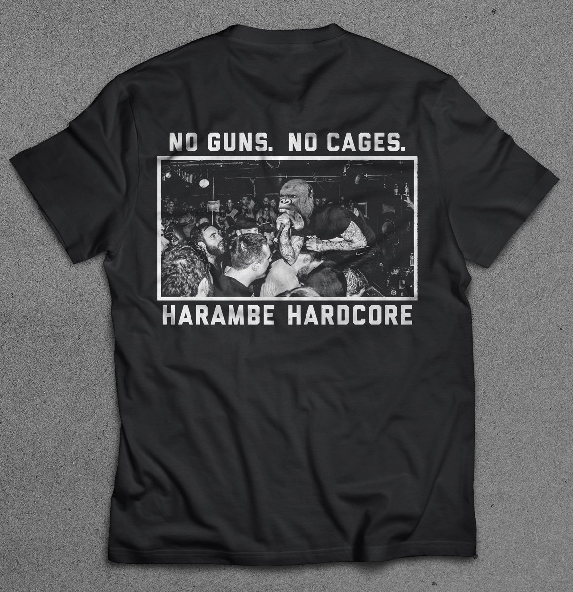 harambe hardcore shirt
