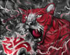 "Crimson Coug" WSU inspired HD Airbrushed Art