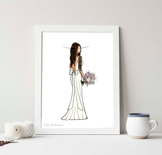 Image of Custom Bridal Illustration