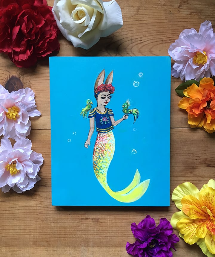 Image of Frida Kahlo Merbunny