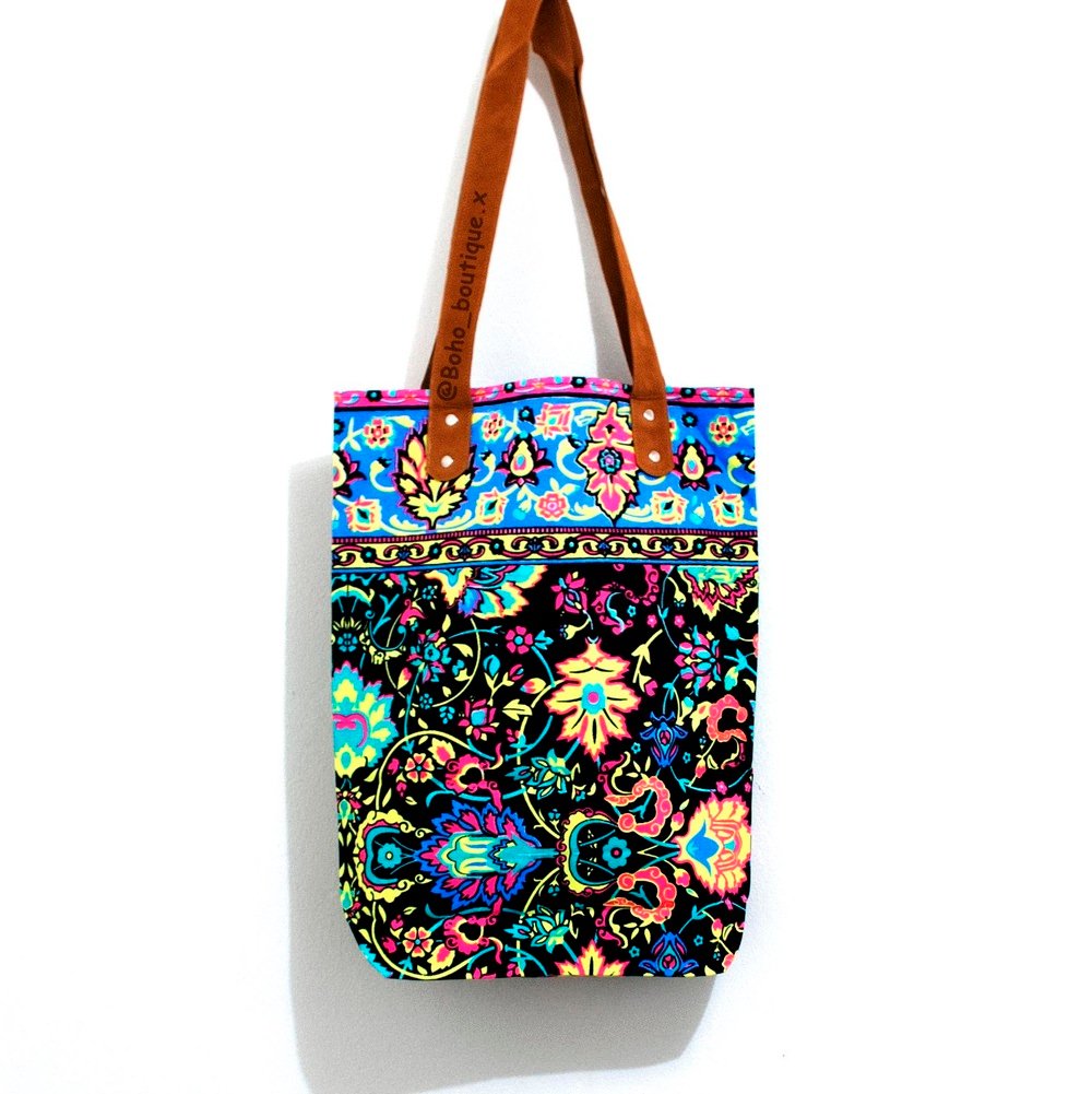 Image of Black and Blue Boho Bag