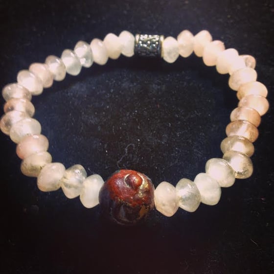 Image of  "Embracing Divine LOVE"  ~Guru Bead with Rose Quartz~