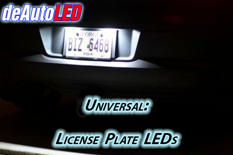 Image of Universal CANBUS License Plate LEDs Fits: Many Car Models