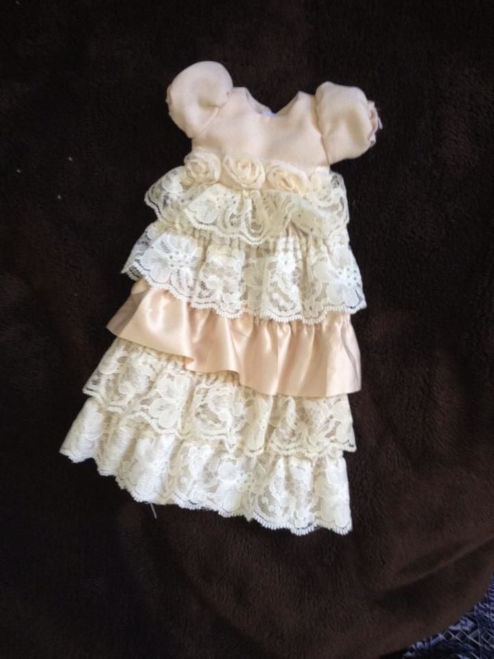 Image of fancy dress for a 7 inch baby. 