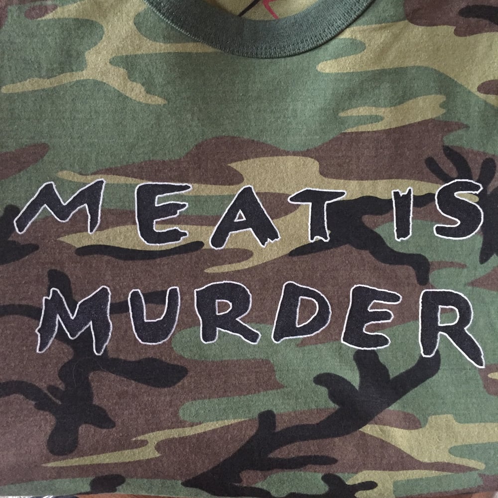 Image of Meat is Murder Camo T-shirt
