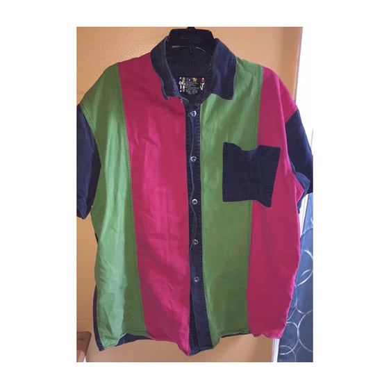 Image of 90's Colorblock Button Up