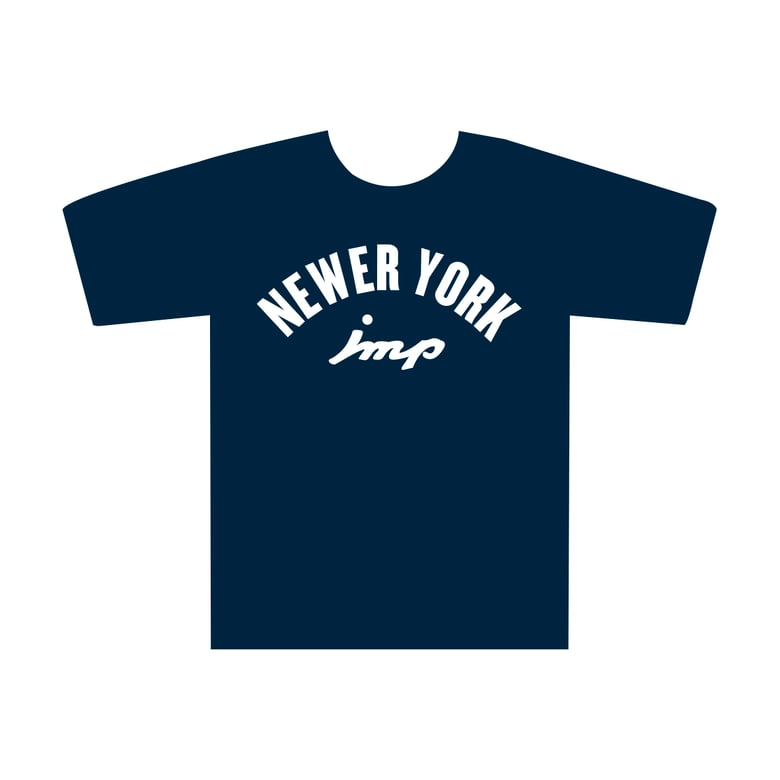 Image of 'NEWER YORK' MENS T-SHIRT BY IMP - BLUE