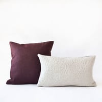 Image 2 of LAST ONE Crimson White Cushion Cover - Square