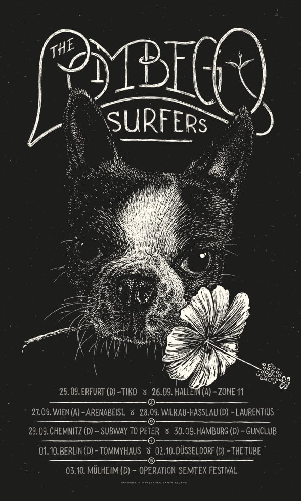 Image of »The Lombego Surfers« Gig-Poster
