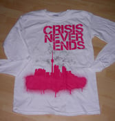 Image of Crisis Never Ends LONGSLEEVE PINK STUTTGART