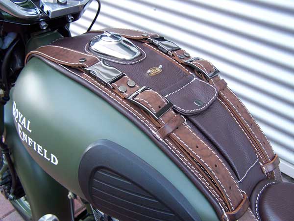 Image of MCJ TANK COVER IN LEATHER