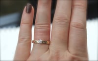 Image 4 of petite moissanite engagement ring
