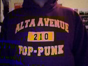 Image of 210 POP-PUNK MAROON PULLOVER HOODIE