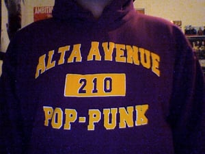 Image of 210 POP-PUNK MAROON PULLOVER HOODIE