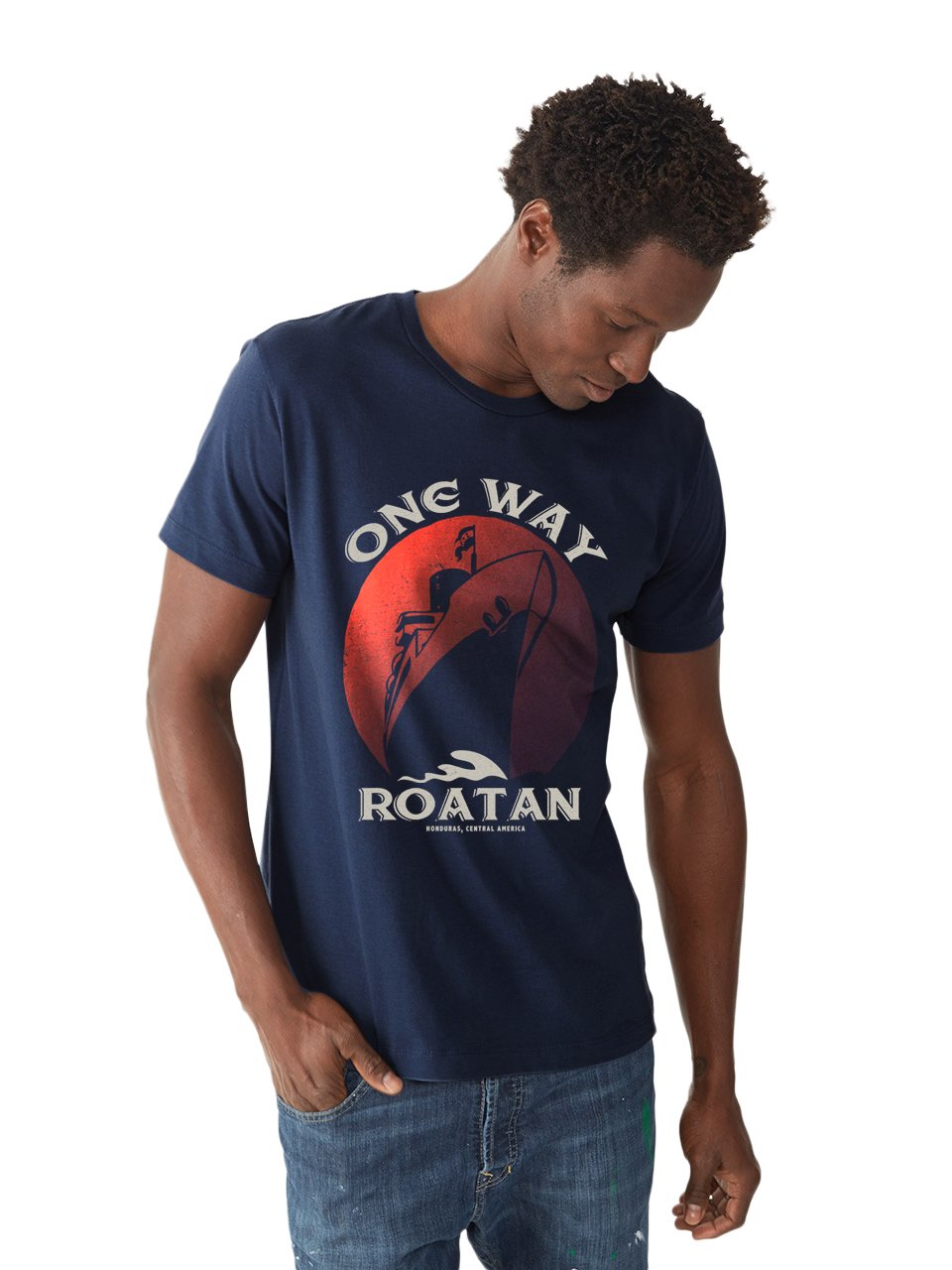 Image of Roatan "One Way" Men's tee