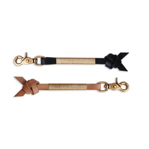 Image of LEATHER & BRASS "ARROW KNOT" 