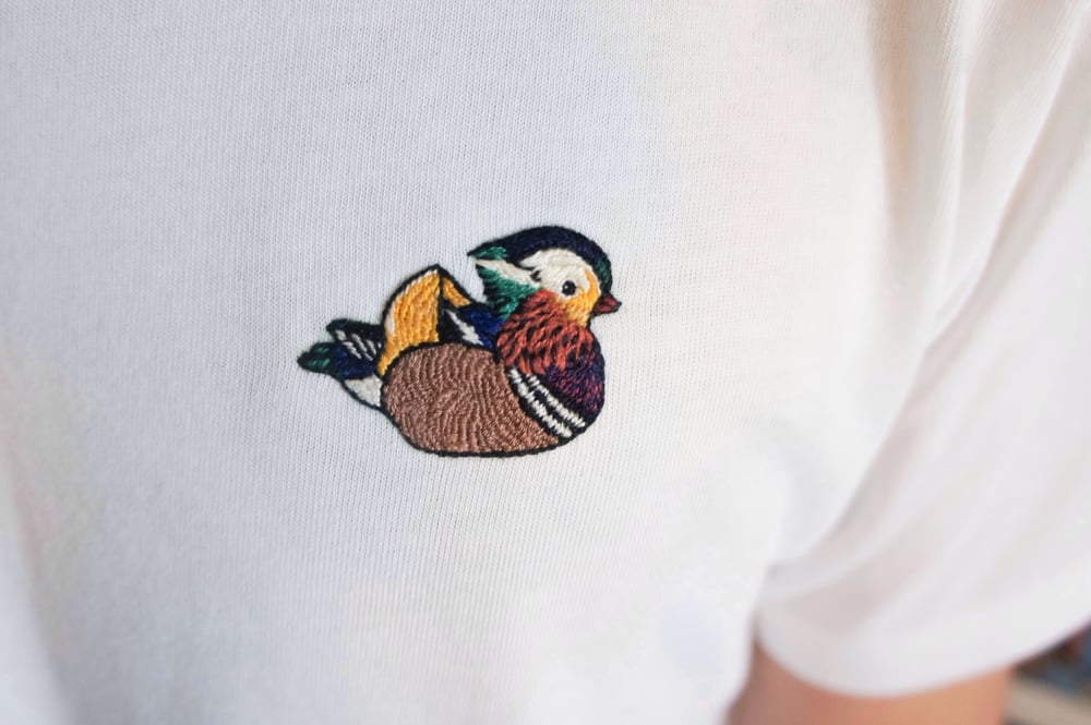 Image of Ralph's Handstitched Mandarin Duck T-Shirt
