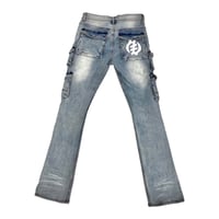 Image 2 of Blue Villi'age Stacked Jeans 