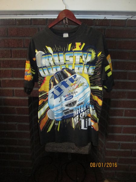 Image of VINTAGE RUSTY WALLACE NASCAR T-SHIRT