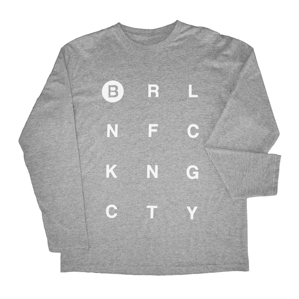 Image of BRLN FCKNG CTY<br> Consonant Revolution longsleeve shirt