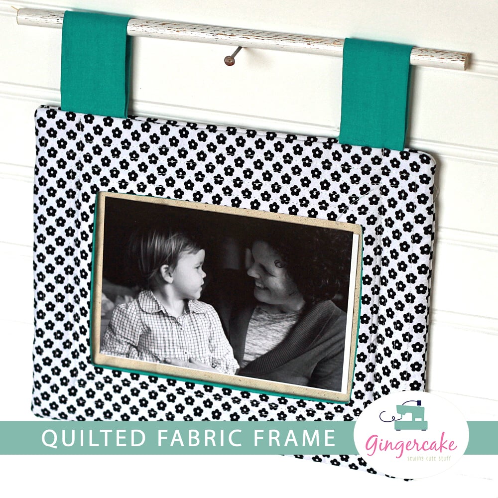 Image of Quilted Fabric Frame PDF Sewing Pattern