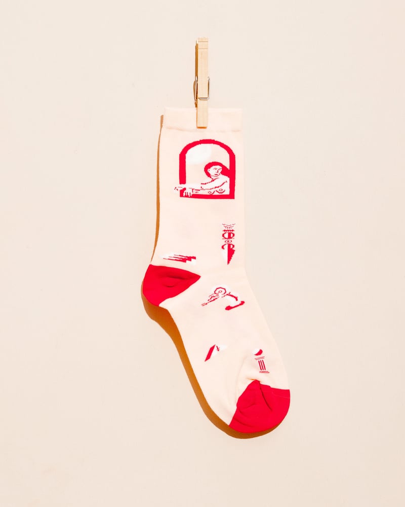 Image of Peach Occult Socks