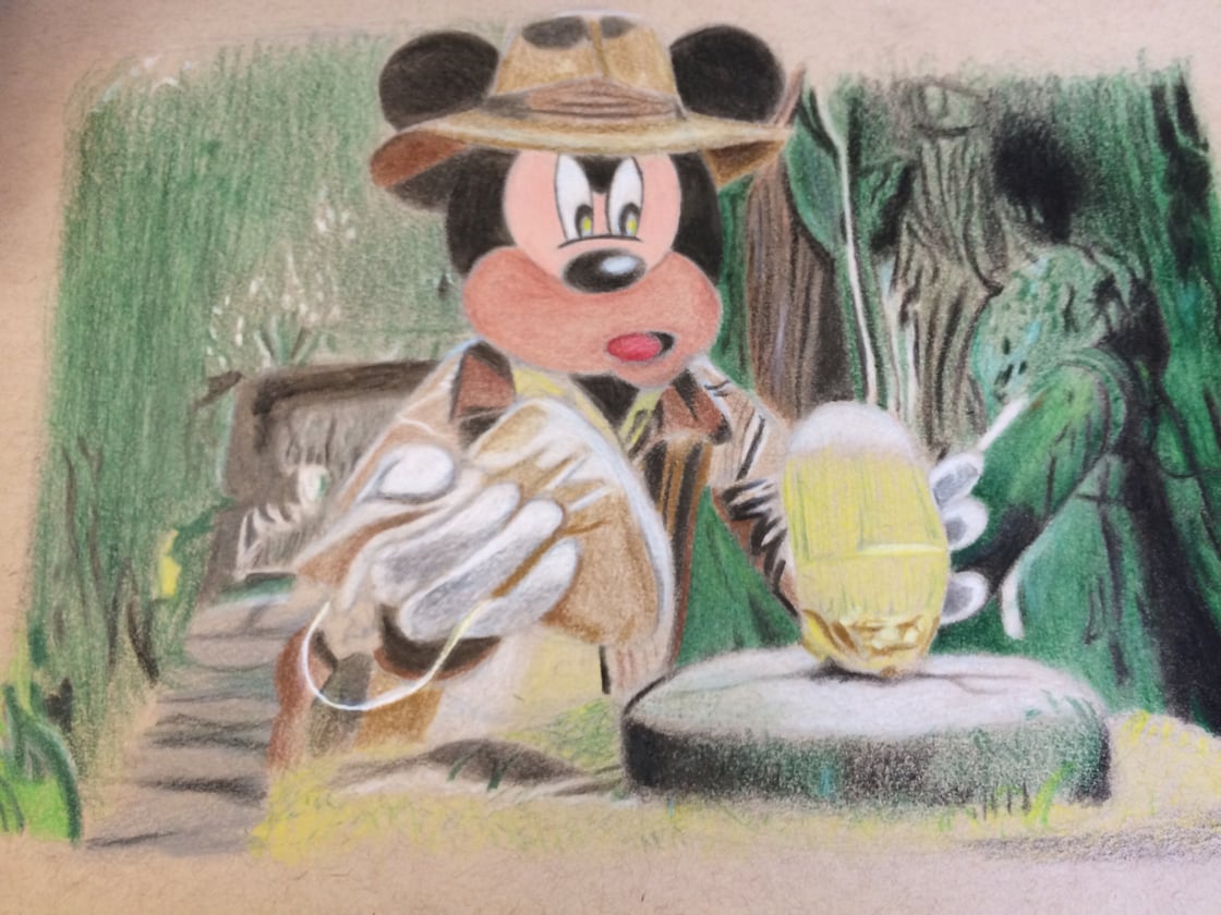 hungry4art — Indiana Jones Mickey