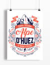Alpe d'Huez print - A4 or A3