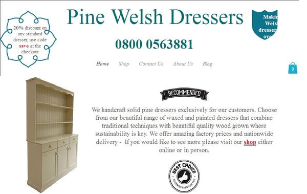 Image of Painted Welsh Dresser