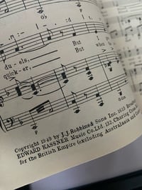 Image 5 of Diamonds are a Girl's Best Friend from Gentlemen Prefer Blondes, framed 1953 vintage sheet music