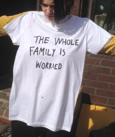 Image of 'The Whole Family Is Worried' T-SHIRT 