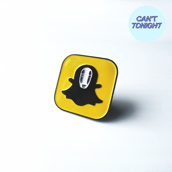 Image of Snapchat No-Face Pin