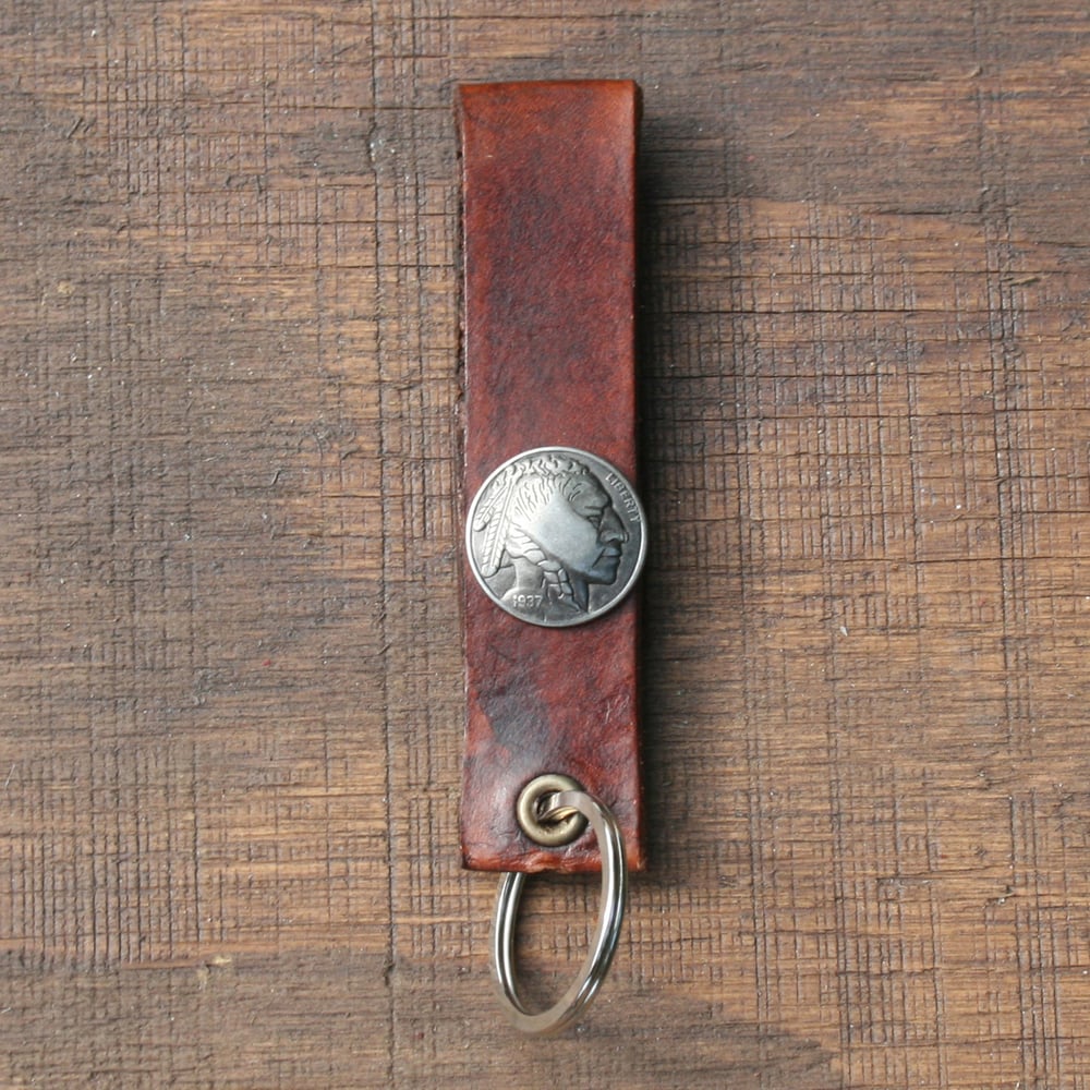 HOT ROD SURF — Beltway Leather Key Chain HOTRODSURF Hot Rod Surf