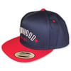 BW HAT - PUFF LOGO -Navy-Red