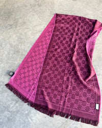 Image 1 of GG Wool Scarves