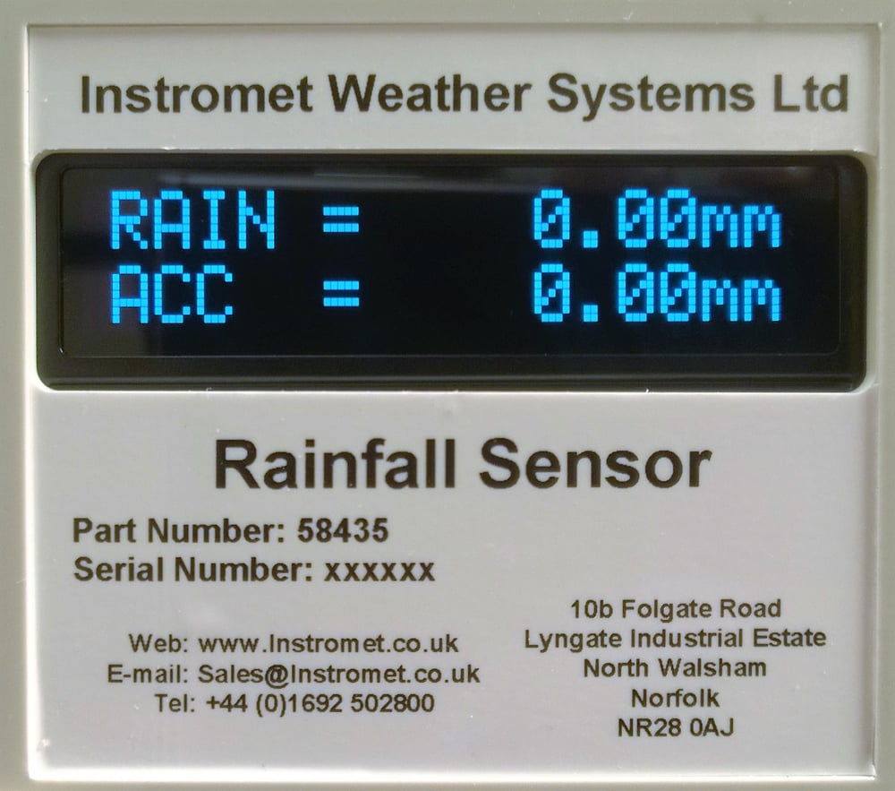 Image of Stand Alone rainfall sensor