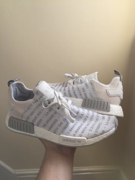 Image of Adidas NMD R1 whiteout