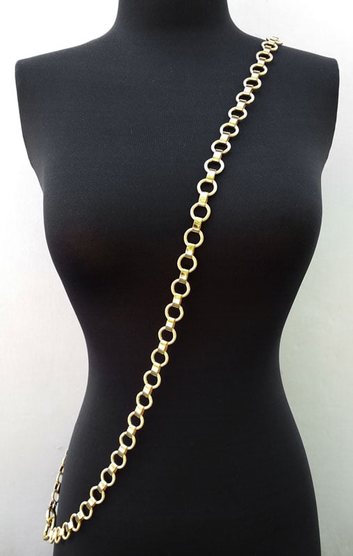 long gold chain for purse