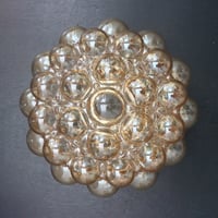 Image 4 of Mid-Century Amber Glass Bubble Lights by Helena Tynell
