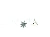 Star post earrings