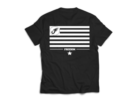 Image of Freedom Flag T-Shirt (Black)