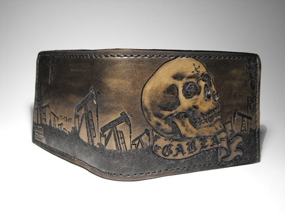 Image of Custom Carved Mens & Womens Wallets