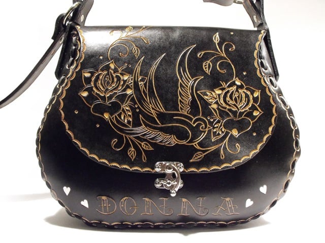 Image of Custom Carved Purse