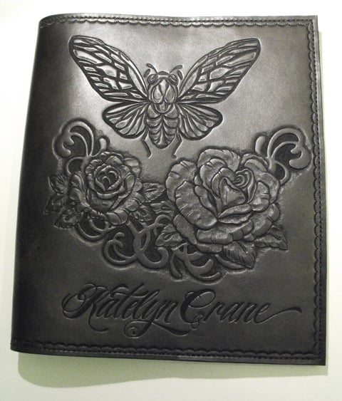 Image of Custom Carved Artist Portfolio