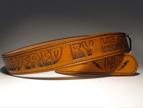 Image of Custom Carved Belt 