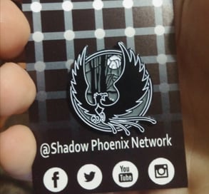 Image of Shadow Phoenix Hat Pin