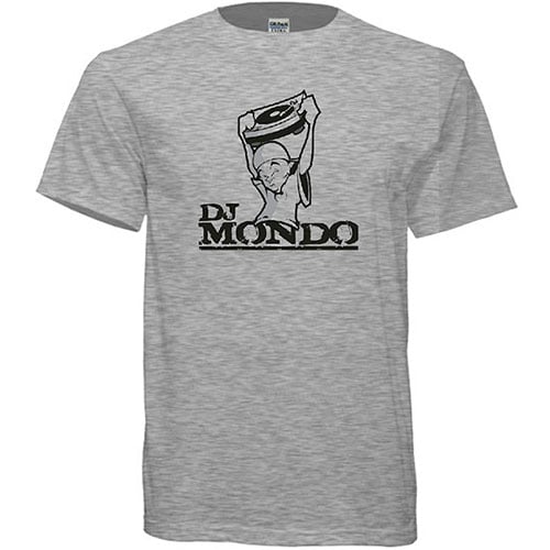Image of DJ Mondo Logo T-Shirt (Grey)
