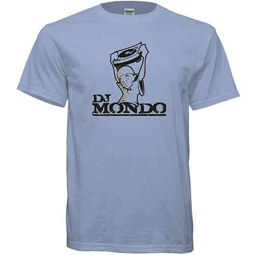 Image of DJ Mondo Logo T-Shirt (Blue)