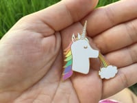 Image 4 of Unicorn Rainbow Enamel Pin