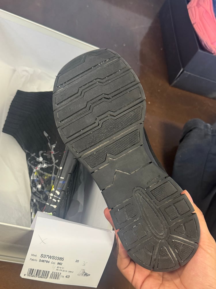 Image of Maison Margiela Paint Splatter Sock Runners